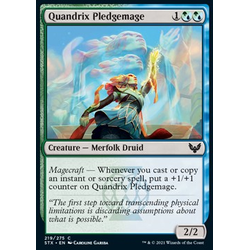 Magic Löskort: Strixhaven: School of Mages: Quandrix Pledgemage