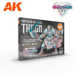 3G Paint Set: Northern alliance thegn – Wargame starter set – 14 colors & 1 figure