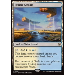 Magic löskort: Magic: Commander: Aetherdrift: Prairie Stream