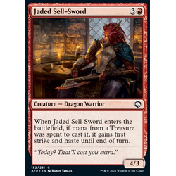 Magic löskort: Adventures in the Forgotten Realms: Jaded Sell-Sword