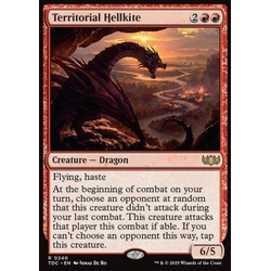 Magic löskort: Tarkir: Dragonstorm: Territorial Hellkite