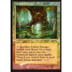 Magic löskort: Wizard Play Network Promo: Fabled Passage