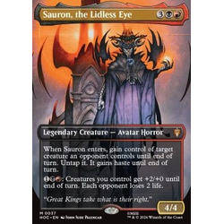 Magic löskort: The Hobbit: Sauron, the Lidless Eye (Foil)
