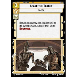 Star Wars: Unlimited Löskort: Shadows of the Galaxy: Spare the Target