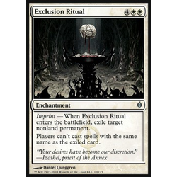 Magic löskort: New Phyrexia: Exclusion Ritual