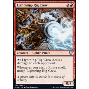 Magic löskort: Commander Legends: Lightning-Rig Crew