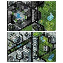 Battletech: Neoprene Battle Mat City - Central Park / Shopping District