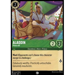 Lorcana Löskort: The First Chapter: Aladdin - Prince Ali