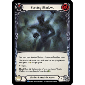 FaB Löskort: Monarch 1st Edition: Seeping Shadows (Red)