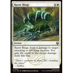 Magic löskort: Avatar: The Last Airbender: Razor Rings (Foil)
