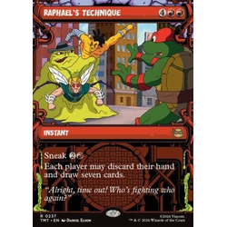 Magic löskort: Teenage Mutant Ninja Turtles: Raphael's Technique (alternative art)