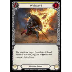 FaB Löskort: Dynasty: Withstand (Yellow) (Rainbow Foil)