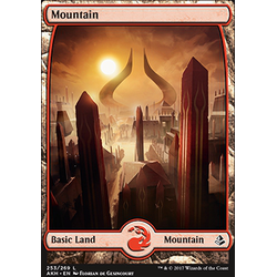 Magic löskort: Amonkhet: Mountain (Foil)