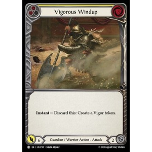 FaB Löskort: Heavy Hitters: Vigorous Windup (Yellow)