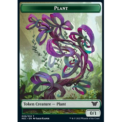 Magic löskort: Commander: Kamigawa: Neon Dynasty: Plant Token // Treasure Token