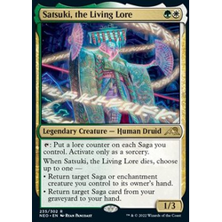 Magic löskort: Kamigawa: Neon Dynasty: Satsuki, the Living Lore