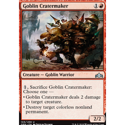 Magic löskort: Guilds of Ravnica: Goblin Cratermaker