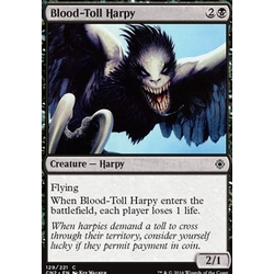 Magic löskort: Conspiracy: Take the Crown: Blood-Toll Harpy