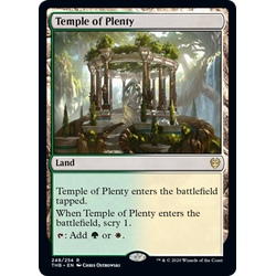 Magic löskort: Theros: Beyond Death: Temple of Plenty (Foil)