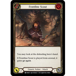 FaB Löskort: Monarch Unlimited: Frontline Scout (Yellow) (Rainbow Foil)