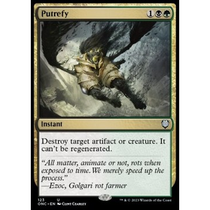 Magic löskort: Commander: Phyrexia: All Will Be One: Putrefy