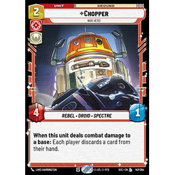 Star Wars: Unlimited Löskort: Secrets of Power: Chopper, War Hero