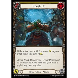FaB Löskort: Super Slam: Rough Up (Yellow) (Rainbow Foil)