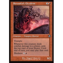Magic löskort: Magic: Innistrad Remastered: Stromkirk Occultist (alternative art)