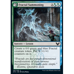 Magic Löskort: Strixhaven: School of Mages: Fractal Summoning