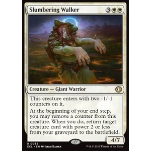Magic löskort: Lorwyn Eclipsed: Slumbering Walker