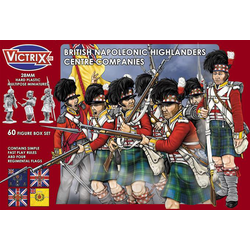 Victrix 28mm:  Napoleonic Highland Infantry Centre Companies