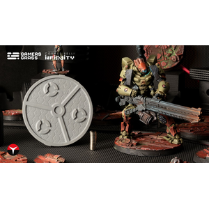 Battle Ready Bases: Nomad Crew Deck 55mm Round for Infinity (2)