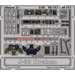 J-35 Draken Zoom s.adh Hasegawa 1:48