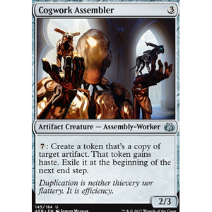 Magic löskort: Aether Revolt: Cogwork Assembler