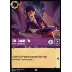Lorcana Löskort: Rise of the Floodborn: Dr. Facilier - Savvy Opportunist