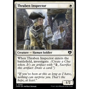 Magic löskort: Commander Masters: Thraben Inspector