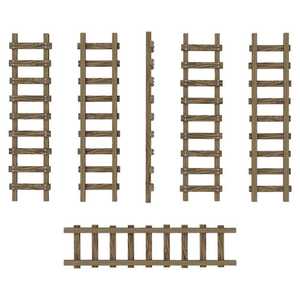 Green Stuff World: 3D Printed Resin Set - Small Wooden Ladders (6) (1:48-1:35)