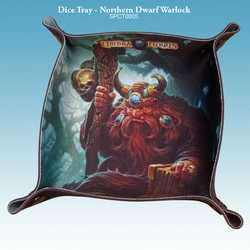 Spellcrow: Dice Tray - Northern Dwarf Warlock