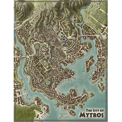 Odyssey of the Dragonlords: Thylea / Mytros Double sided Map