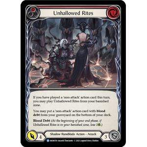 FaB Löskort: Monarch Unlimited: Unhallowed Rites (Red)