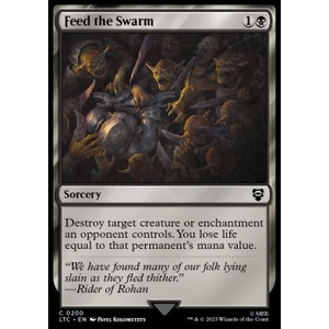 Magic löskort: Commander: The Lord of the Rings: Tales of Middle-earth: Feed the Swarm