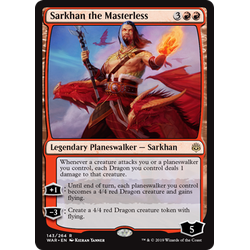 Magic löskort: War of the Spark: Sarkhan the Masterless