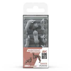 AK Basing Bits: Dogs (resin) (9)