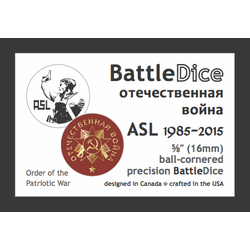 BattleDice 16mm ASL at 30 Series: Soviet (2 st)