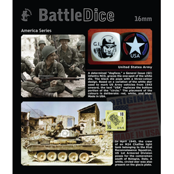 BattleDice 16mm America Series: US Army (2 st)