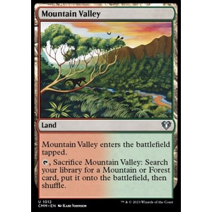 Magic löskort: Commander Masters: Mountain Valley
