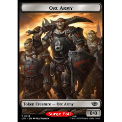 Magic löskort: The Lord of the Rings: Tales of Middle-earth: Orc Army Token // Food Token (Surge Foil)