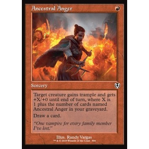 Magic löskort: Magic: Innistrad Remastered: Ancestral Anger (alternative art)