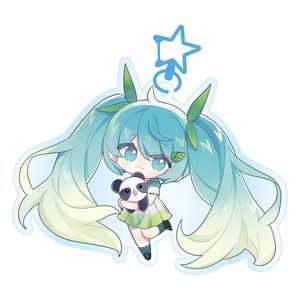 Hatsune Miku Acrylic Keychain – Kawaii Spring Time