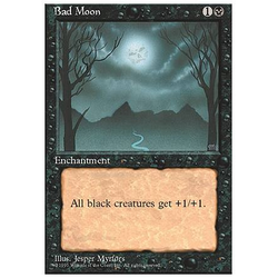 Magic löskort: 4th Edition: Bad Moon